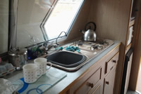 on board cooking facilities